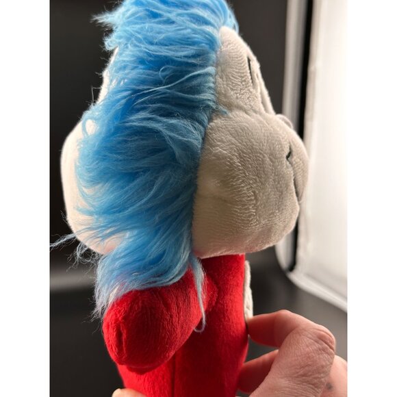 Plush Aurora 2021 Reversible Thing 1 2 Dr. Seuss Cat in Hat 9” Stuffed Animal - Picture 13 of 13